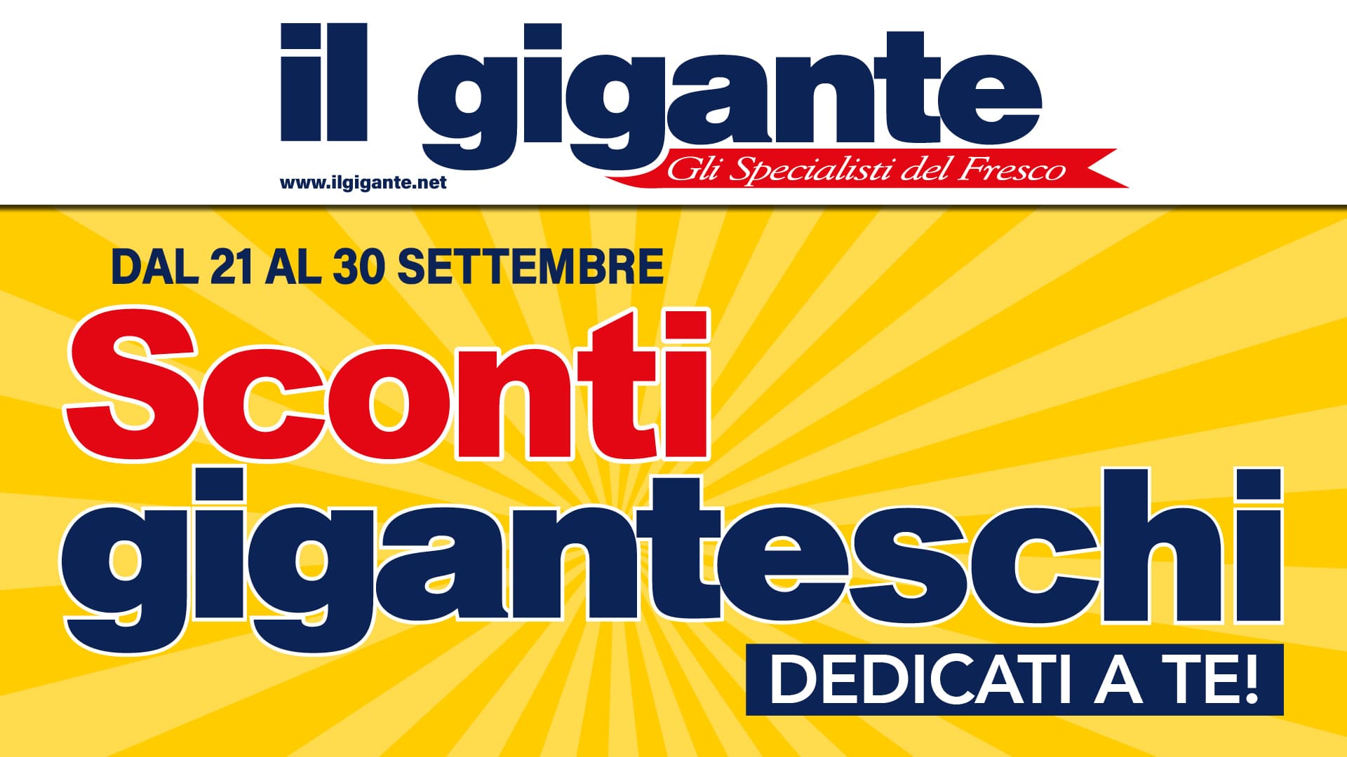 Sconti giganteschi